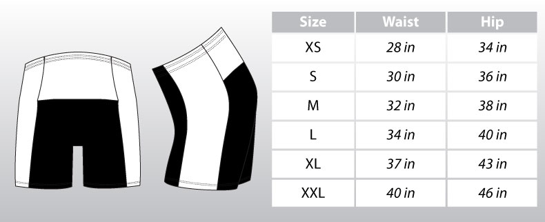 8 Panel Cycling Shorts